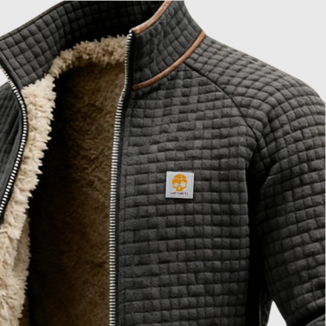 KODIAK™ | CAMPERÓN ACOLCHADO DE ALTO AISLAMIENTO CON TERMINACIONES DE CUERO