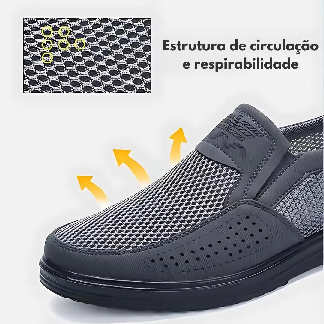 Sapato Mocassim Masculino Leve e Respirável | Allegante Comfort