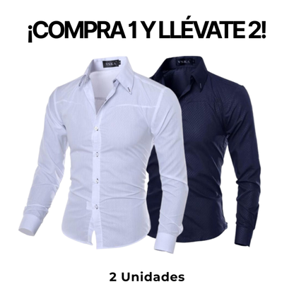 [COMPRA 1 Y LLEVATE 2] - Merlani | Camisa Social para Hombre