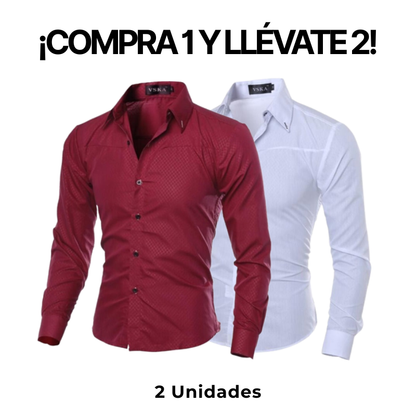 [COMPRA 1 Y LLEVATE 2] - Merlani | Camisa Social para Hombre