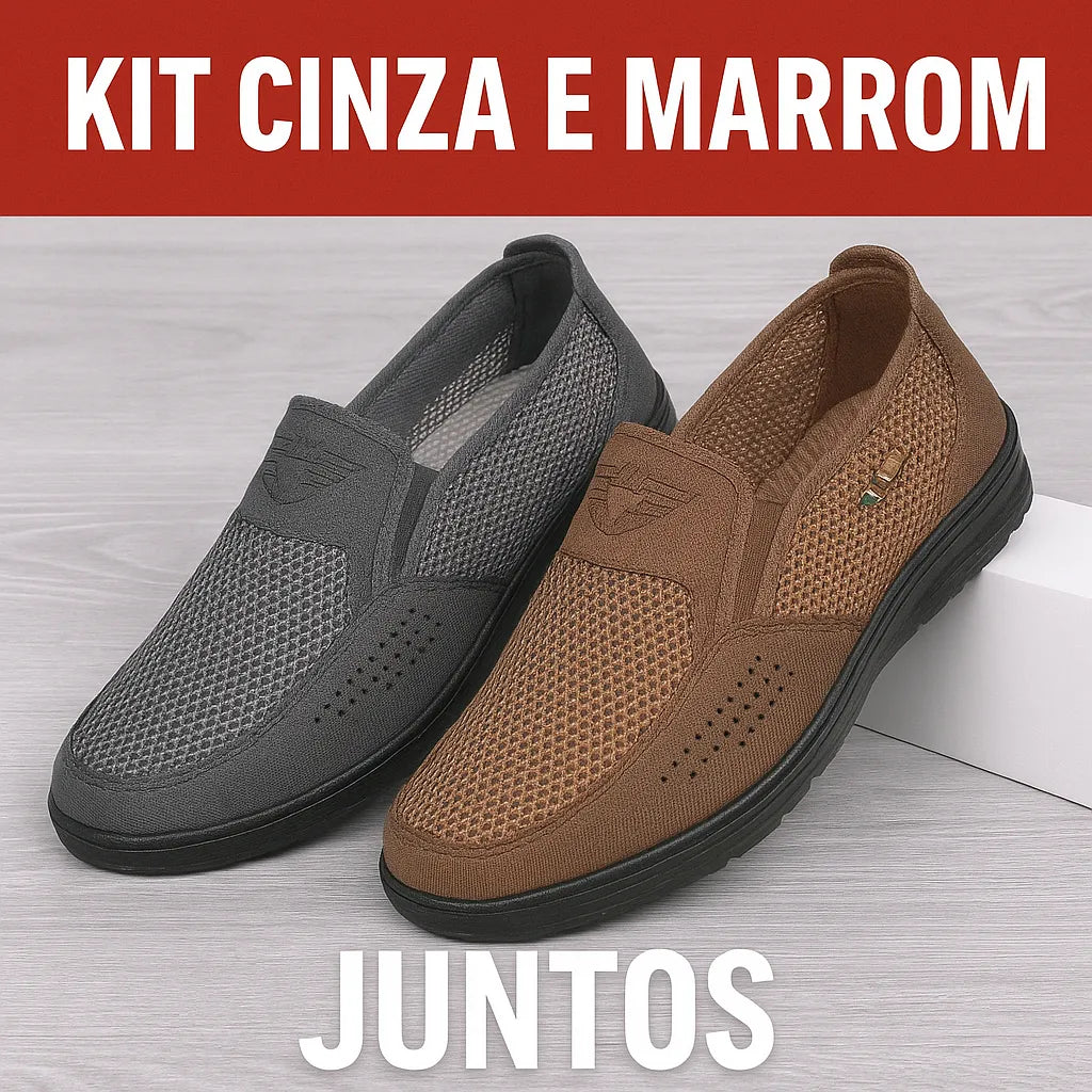 Sapato Mocassim Masculino Leve e Respirável | Allegante Comfort